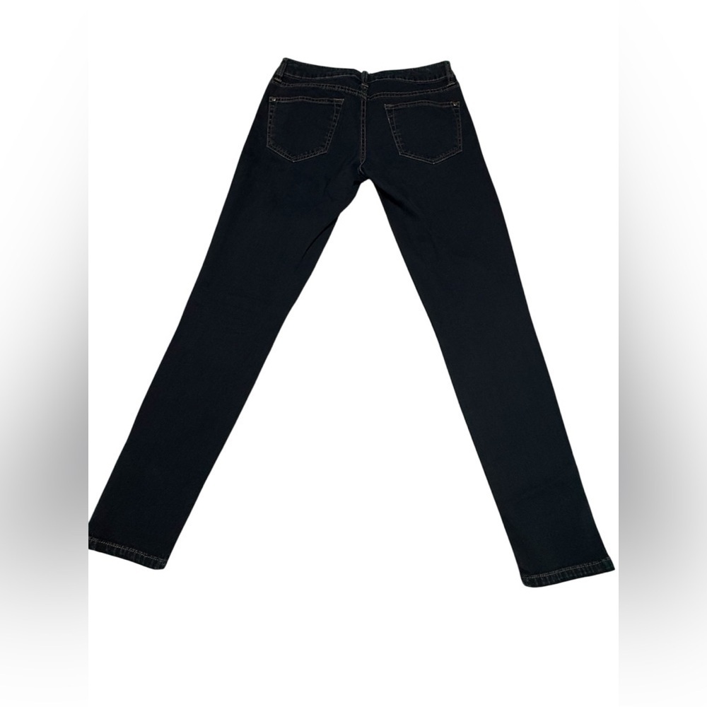 Pilcro and The Letterpress Low Rise Straight Leg Jeans Womens 26 Zipper Ankles - Picture 2 of 8